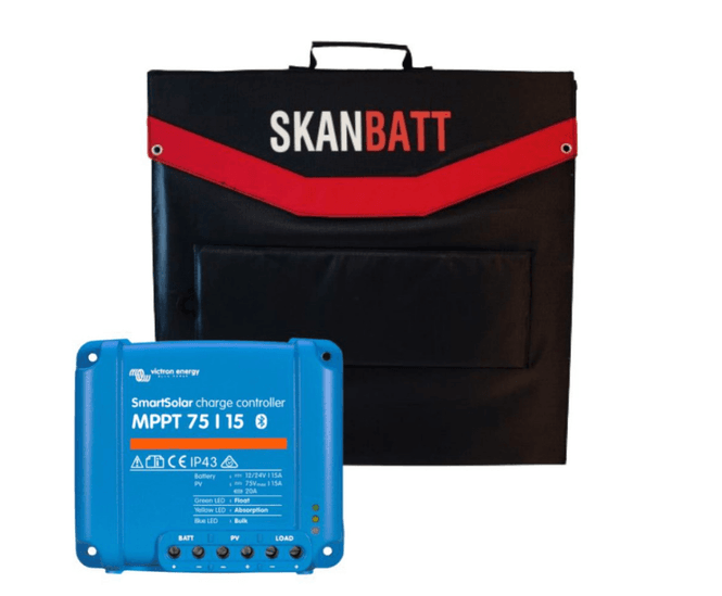 Hovedbilde SKANBATT - Solcellepakke BÅT - 180W ...