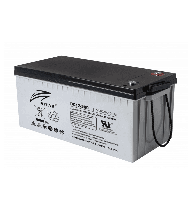 Ritar AGM Batteri 12V 200AH - RA12-200D