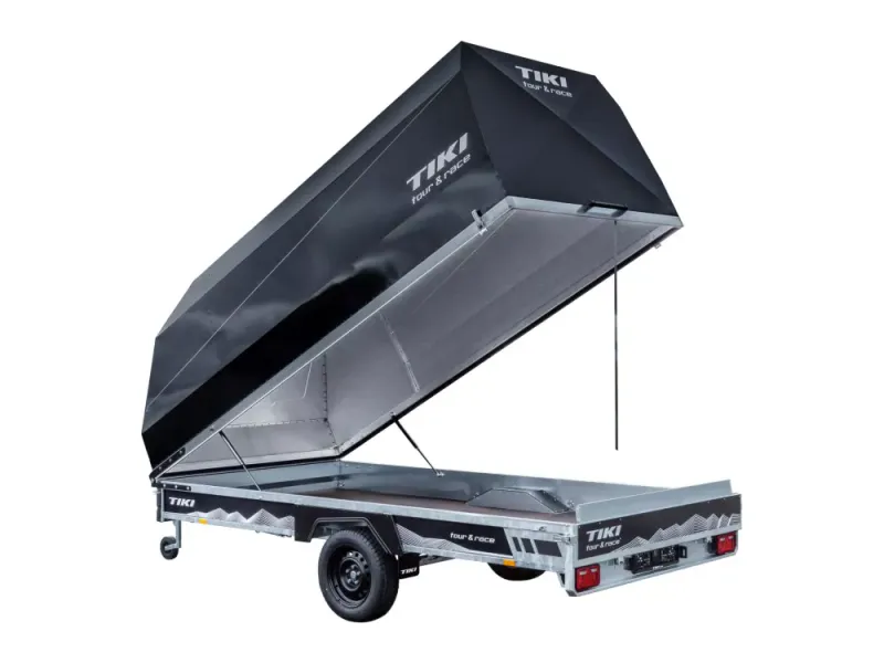 Tiki ATV/Snøscooter-henger CP390-LB Tour & Race med aluminiumslokk