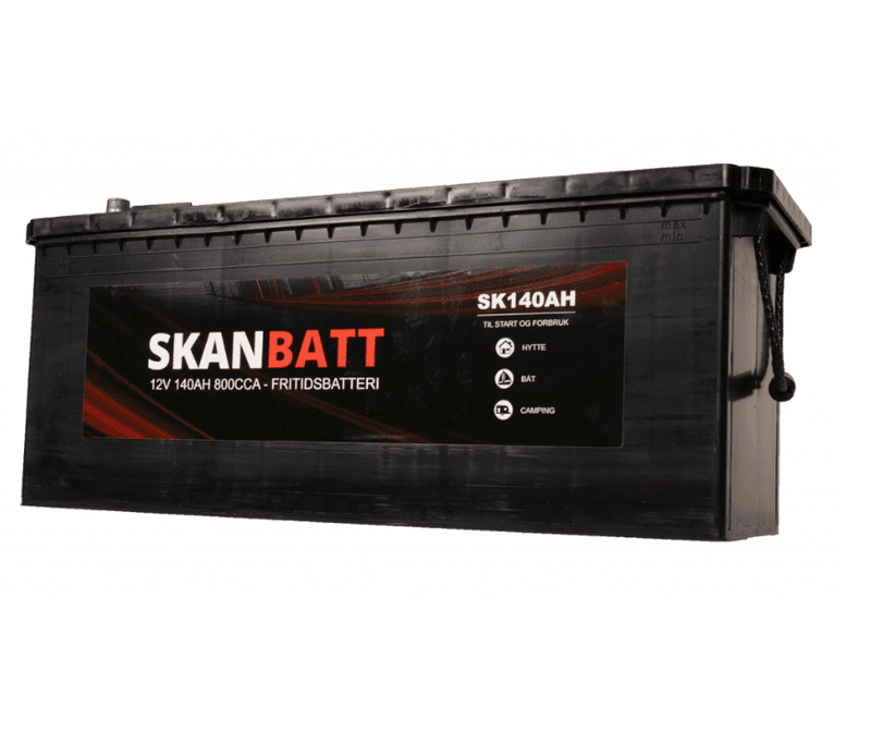SKANBATT Fritidsbatteri 12V 140AH 800CCA