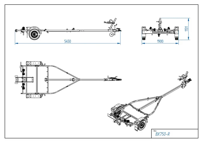  Tiki Båthenger BX750-R