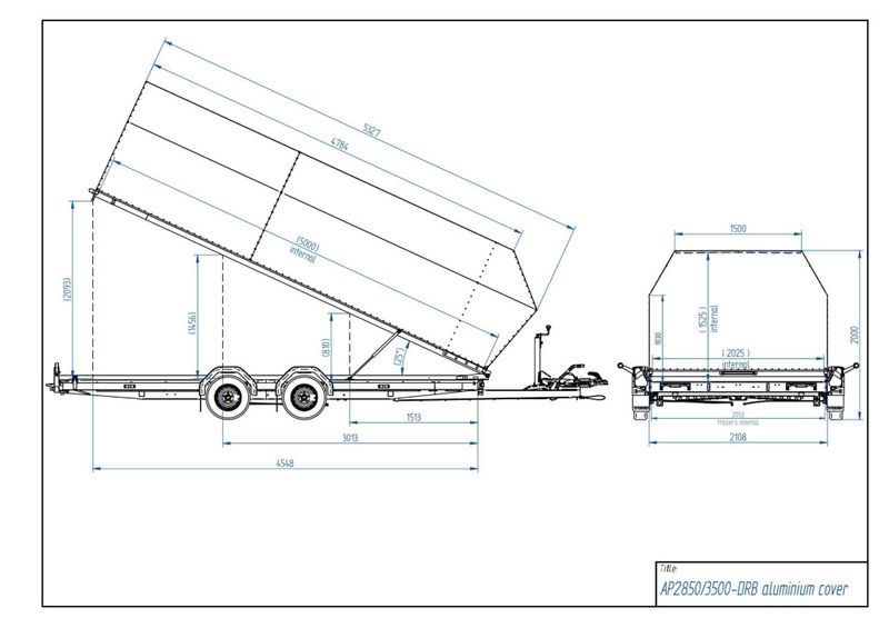 Tiki AP3500-DRB Med Aluminiumslokk