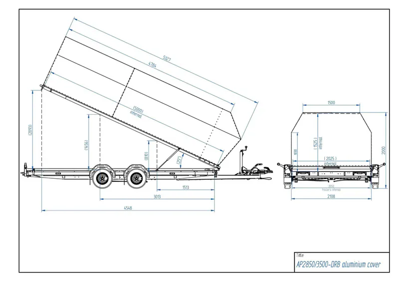 Tiki AP3500-DRB Med Aluminiumslokk
