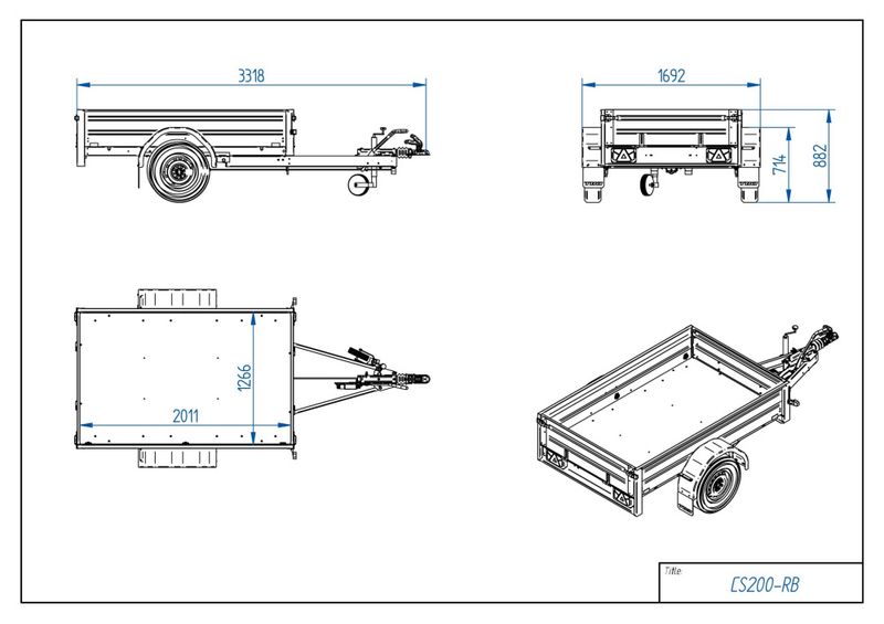 Tiki CS200-RB/1000kg