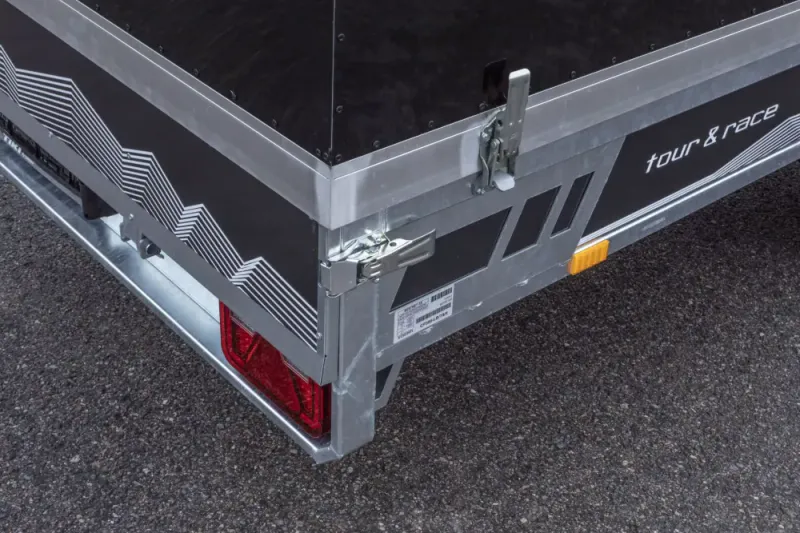 Tiki ATV/Snøscooter-henger CP430-LB Tour & Race med aluminiumslokk